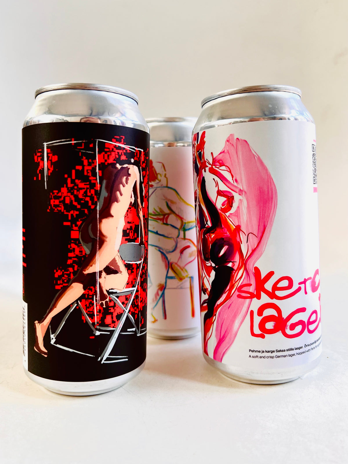 Sketchy lager (Drink n' Draw collab)